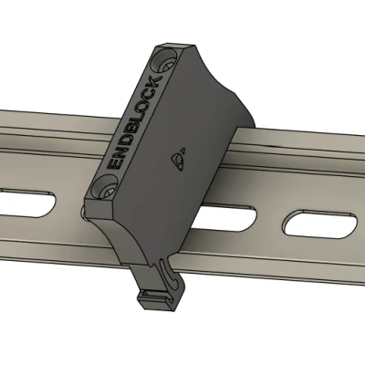 Cục chặn cuối thanh ray DIN cho terminal