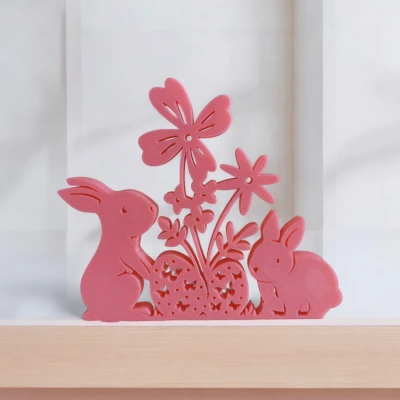 Trang Trí Thỏ Phục Sinh Với Trứng