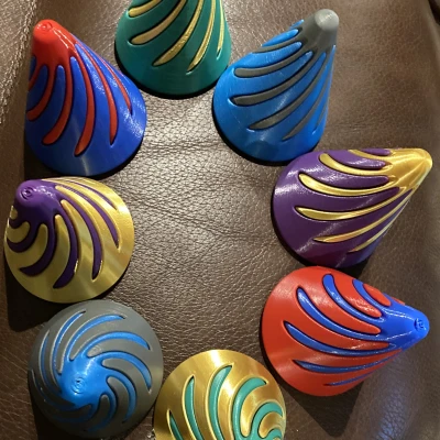 Nón xoay xoắn ốc giảm tiếng ồn có lỗ xuyên