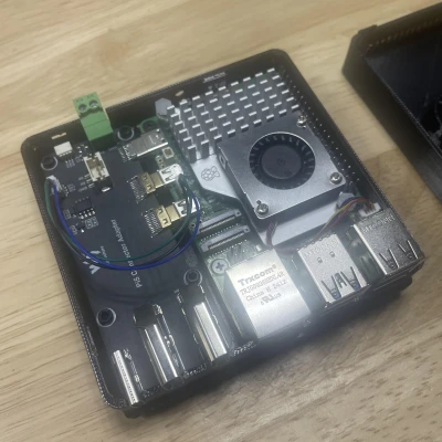 Vỏ Case Raspberry PI 5 Kèm Card HDMI Adapter