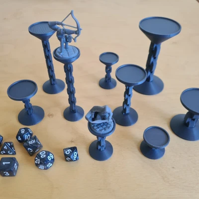 Đế Nâng Mô Hình Mini (DnD, Warhammer, Bay, Trưng Bày)