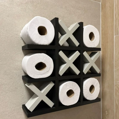 Giá Đỡ Giấy Vệ Sinh Cờ Caro Tic Tac Toe