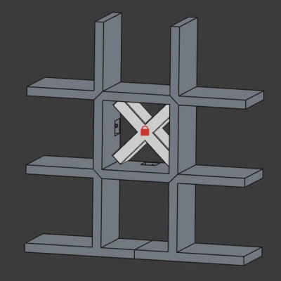 Giá Đỡ Giấy Vệ Sinh Cờ Caro Tic Tac Toe
