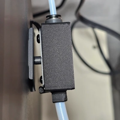 Remix - Thêm kẹp - Bộ nối ống Bowden PTFE cho Cảm biến Filament Carbon Elegoo Centauri