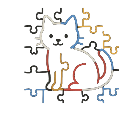 Câu Đố Mèo (Chuỗi Câu Đố Piet Mondriaan 1/2)