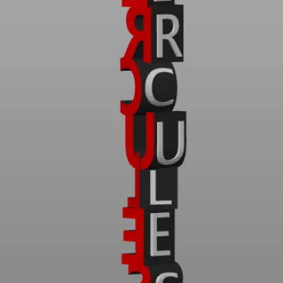 Bộ Mã Hóa Hercules - Có Chữ Xếp Chồng