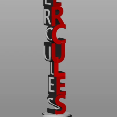 Bộ Mã Hóa Hercules - Có Chữ Xếp Chồng