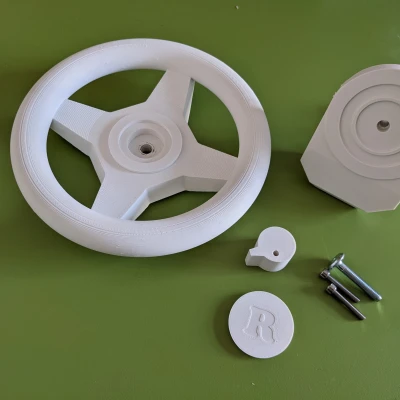 Vô Lăng Đồ Chơi Cho Xe Ô Tô Bằng Bìa Carton