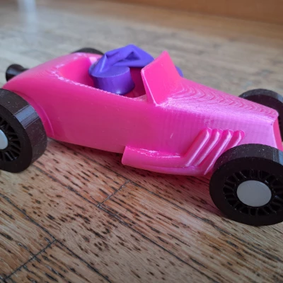 Xe Đua Bong Bóng Hotrod Racer - Bản Không Cần Keo