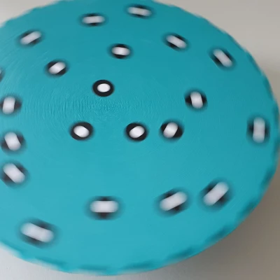 Bàn xoay ổn định thủ công cho quét 3D