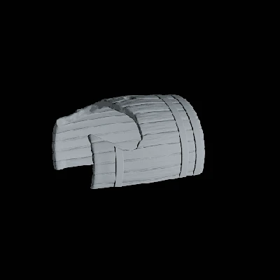 Mô hình Thùng Gỗ Vỡ Trang Trí Hồ Cá/Terrarium/Miniature