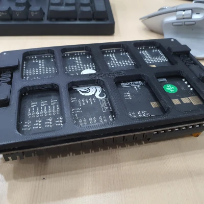 Giá đỡ din rail thấp cho LRS-200, RS-25, raspberry pi (3 hoặc 4 và zero 2), và BTT octopus