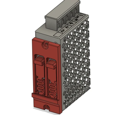 Giá đỡ ray DIN Mean Well RS-25 Gắn Ngang Tiết Kiệm Diện Tích