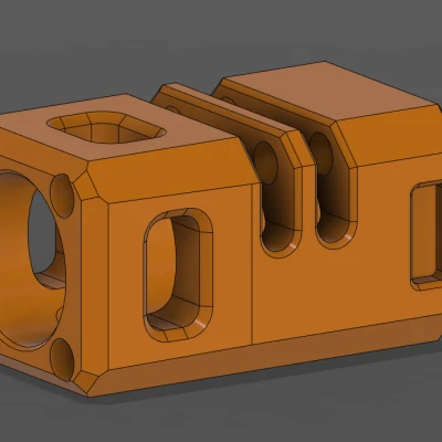 Chuông Giảm Thanh Vuông Cho Diana Brushless Blaster