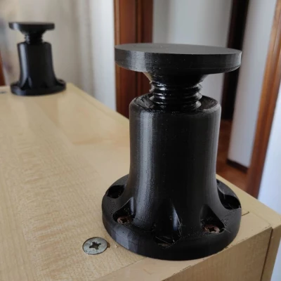 Chân tủ chịu lực cao, có thể điều chỉnh