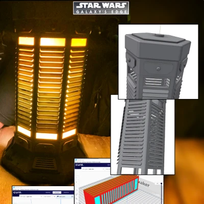 Đèn Star Wars: từ Rise of the Resistance - Galaxys Edge