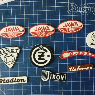 Móc Khóa Xe Máy JAWA ČZ MANET Kiểu Cũ