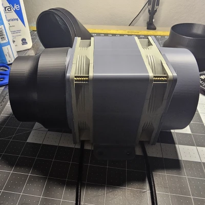 Adapter Chuyển Đổi Hệ Thống Thông Gió P1S X1C Từ 120mm Sang 100mm