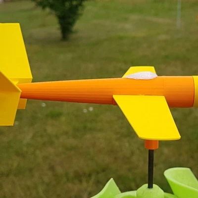 Mô hình Cối xay gió mini hình máy bay