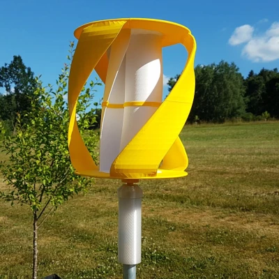 Turbine Gió Darrieus Savonius Phiên Bản 2 Remix