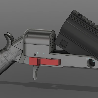 Ống phóng lựu đơn nòng Airsoft 40mm Libra