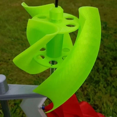 Turbine gió trục đứng Savonius helix - Bản chỉnh sửa
