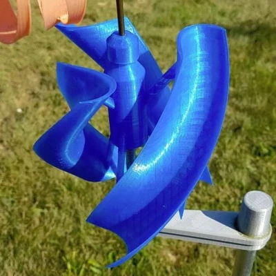 Turbine gió trục đứng Savonius helix - Bản chỉnh sửa