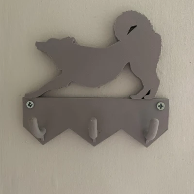 Móc Treo Chìa Khóa Hình Chó Husky/Chó