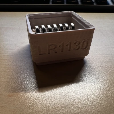 Khay Pin Xếp Chồng Gridfinity (LR1130, LR54)