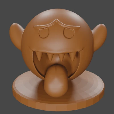 Mô hình Boo lấy cảm hứng từ Mario, cho bàn cờ DnD