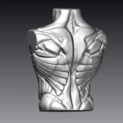 Tượng Đầu Nam Cách Điệu Cơ Bắp