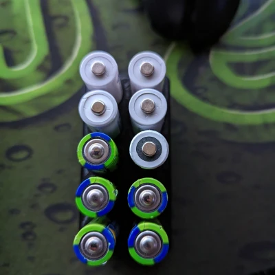 Hộp Đựng 10 Pin AA Gridfinity Siêu Tiện Lợi