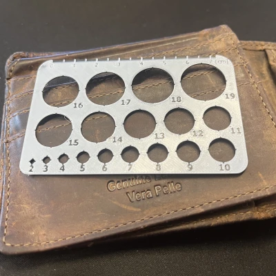 Thước đo tròn dạng thẻ tín dụng