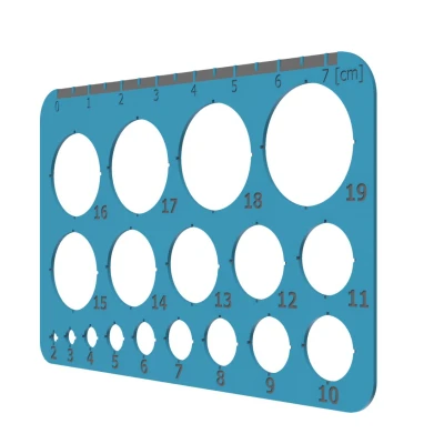 Thước đo tròn dạng thẻ tín dụng