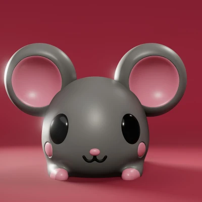 Mimi the Mouse - Mô hình 3D Chuột Nhỏ Xinh Xắn