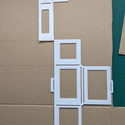 Khuôn/Template Hộp Đựng Bài TCG Giấy cho Bài MTG, Yugioh, Pokemon