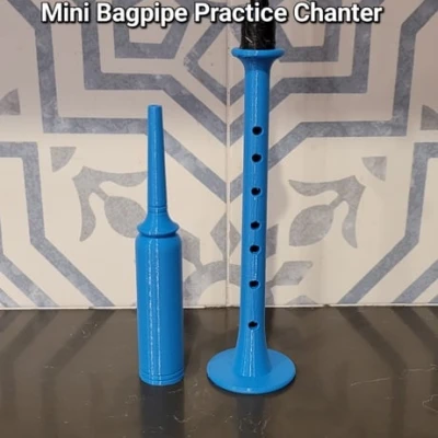 Sáo Tập Bagpipe Mini In 3D Hoạt Động (11 inch)