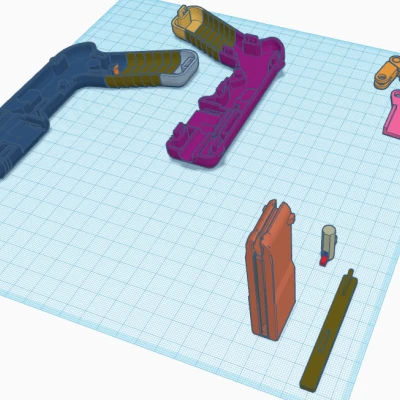 Súng Airsoft hoạt động gần như in 3D hoàn toàn