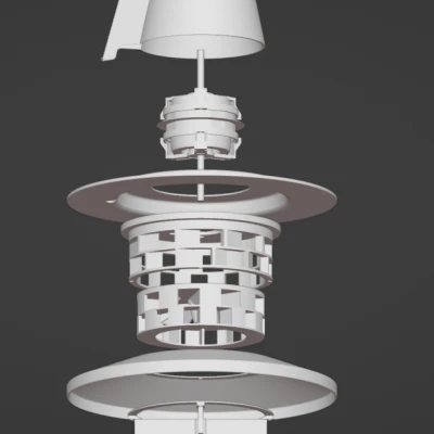 Mô hình ACA Banshee 115 Tỷ lệ 1/3 (Lắp ráp 2 tông màu ĐÃ SỬA)