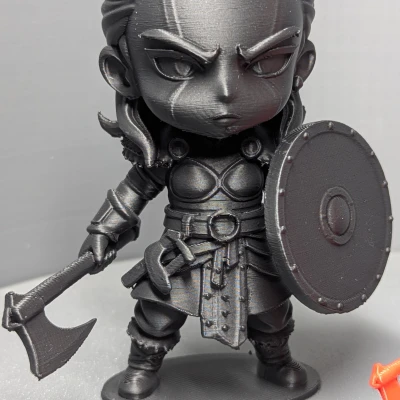 Nữ chiến binh Viking | Chibi PrintU