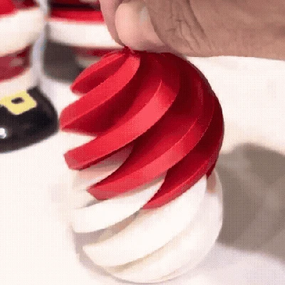 Móc Trang Trí Giáng Sinh Xoắn Ốc Khớp Vào - Không Cần Hỗ Trợ!