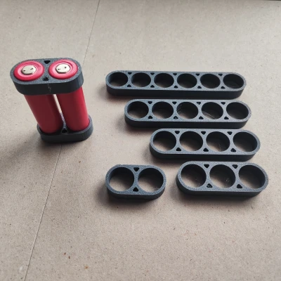 Bộ Giữ Pin 18650 | Kênh Luồn Dây (2-6 Cell)