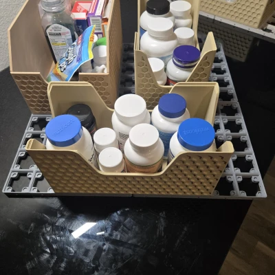 Bộ sưu tập Hộp Đa Năng Gridfinity Cho Phòng Tắm - Thuốc, Vệ Sinh, v.v.