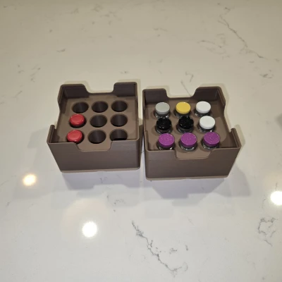 Giá Đỡ Vial Gridfinity 10ml Xếp Chồng