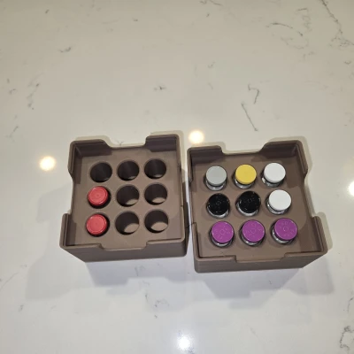 Giá Đỡ Vial Gridfinity 10ml Xếp Chồng