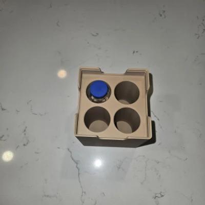 Giá Đỡ Lọ 30ml (Nước Vô Trùng) Gridfinity Xếp Chồng