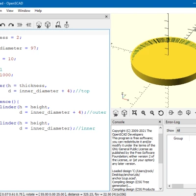 Nắp Ly Thủy Tinh Anchor