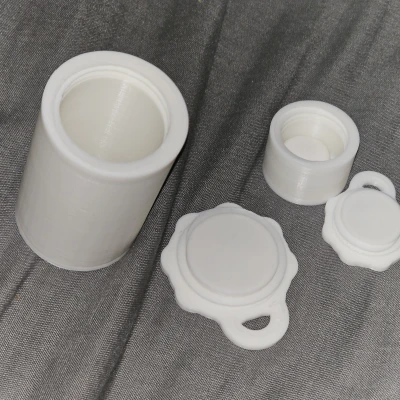 Móc khóa Hộp đựng có ren