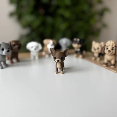 Chó Chihuahua con - Mô hình in 3D