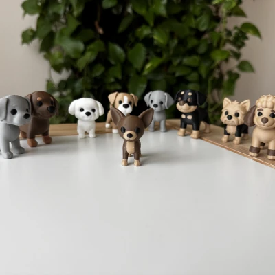 Chó Chihuahua con - Mô hình in 3D